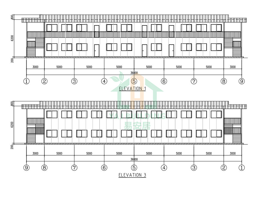 Two storey Prefab classroom building