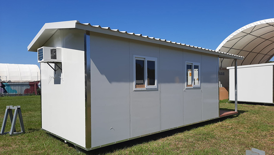 7.8m×3m×2.6m portable cabin with balcony