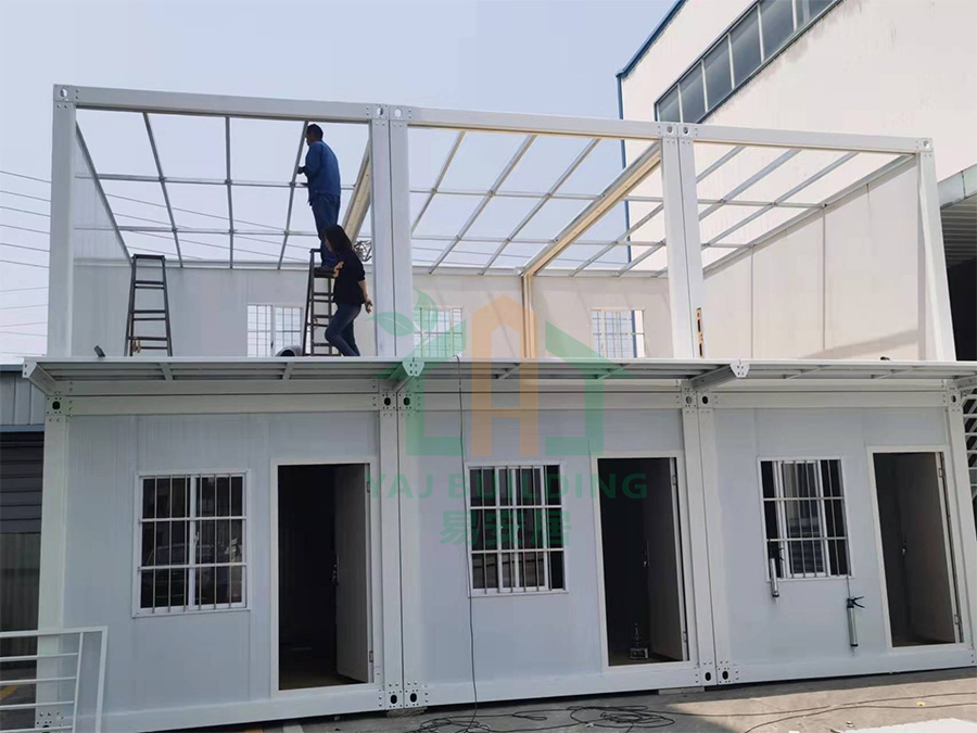 two storey prefab container office room