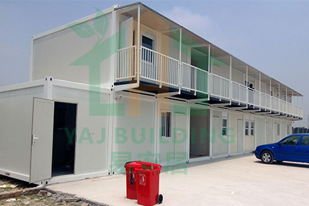 two story flat container office